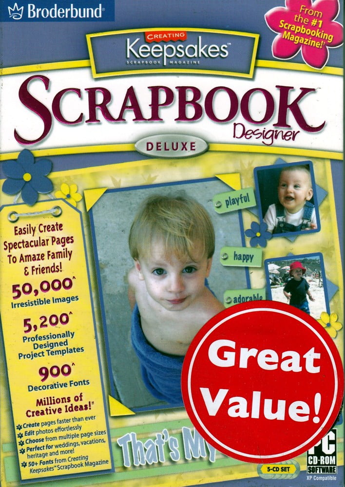 creating keepsakes scrapbook designer deluxe